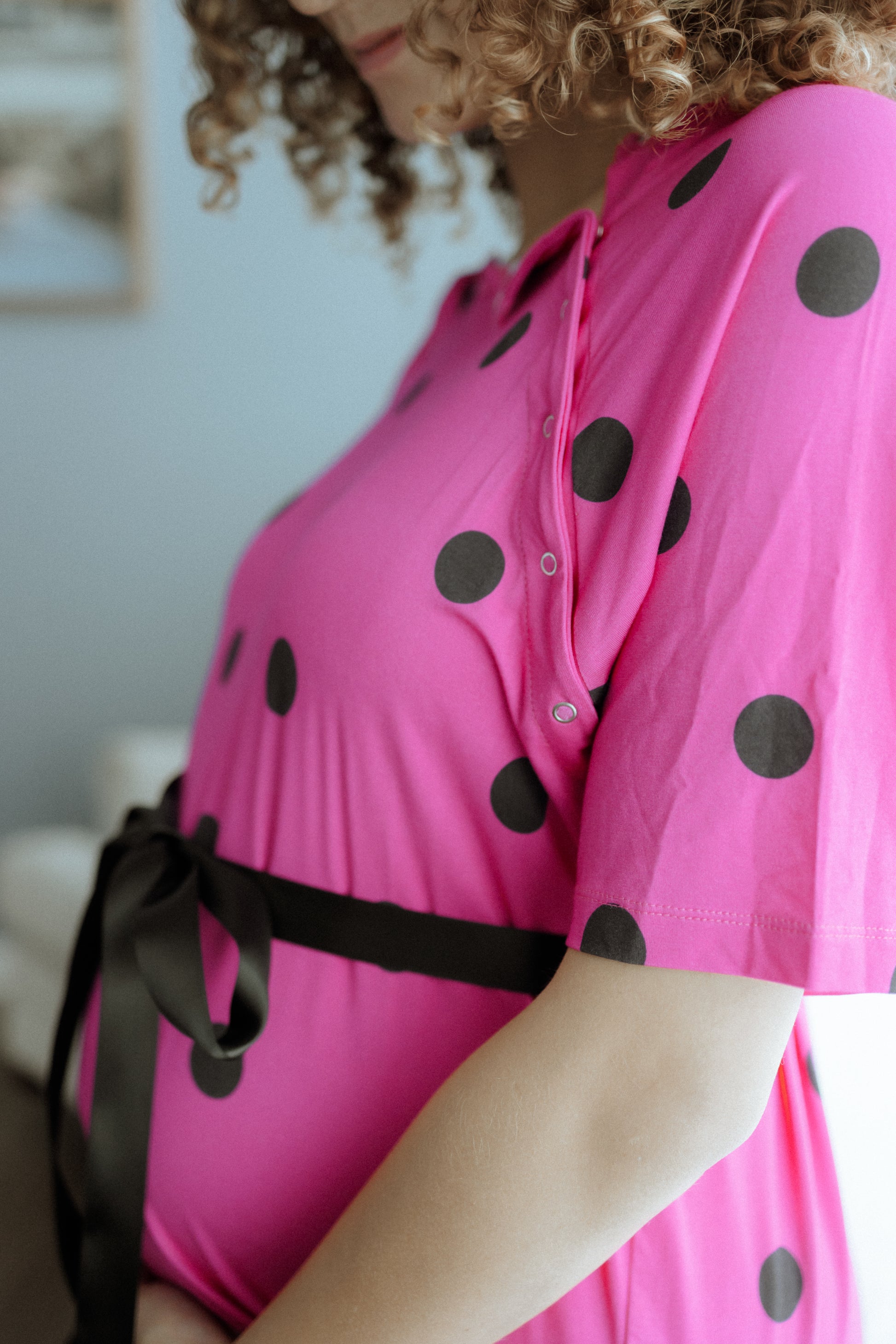 Chic Maternity Nursing Polka Dot