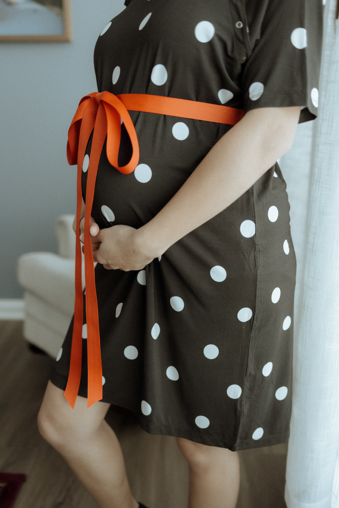 Chic Maternity Nursing Polka Dot